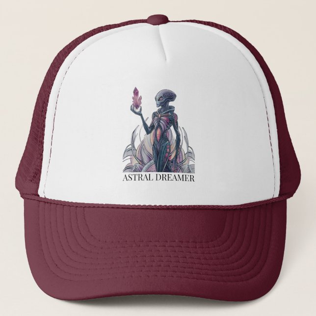 Casquette Alien Abstrait (Devant)
