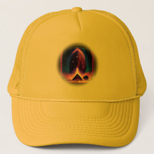 Casquette Alien Cocoon Hovers Au-Dessus De Pyramide Crowd Wa