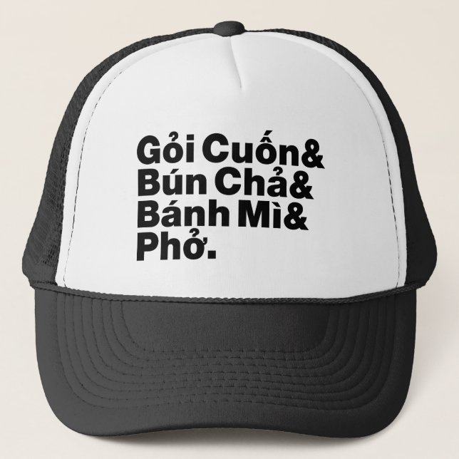 Casquette Alimentation de rue vietnamienne (Devant)