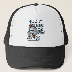 Casquette Alimenté En Mangeant Toutes Les Choses Racoon Cycl