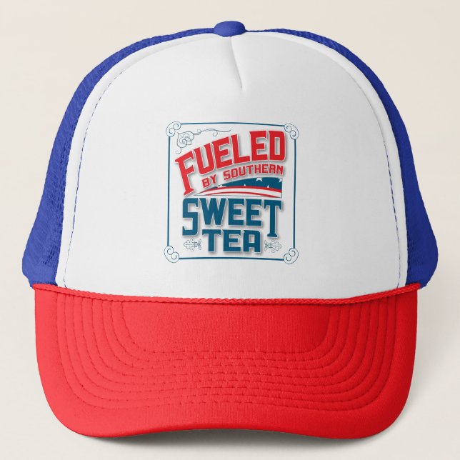 Casquette Alimenté par Southern Sweet Tea Trucker Hat (Devant)