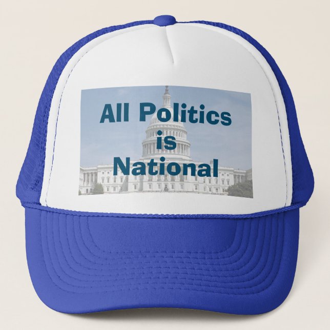 Casquette All Politics is National en 2024 (Devant)