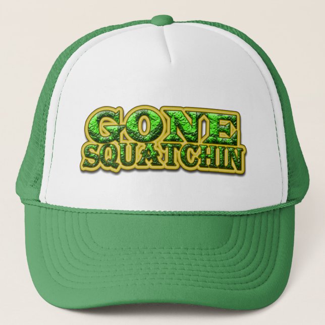 Casquette allé de camionneur de Squatchin (Devant)