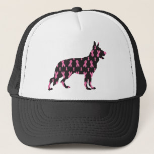 Casquette Allemand-Berger-Cancer-Noir-Ruban