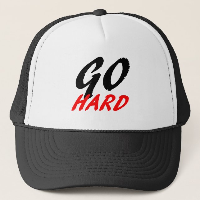 Casquette Allez dur (Devant)