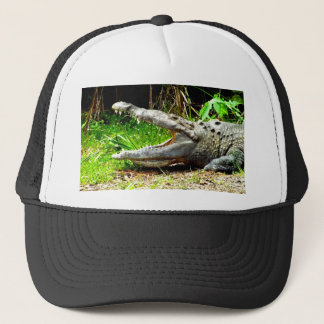 Casquette Alligator géant avec sa bouche ouverte
