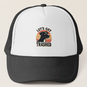 Casquette Allons Nous Défoncer Graphique De Chien Vintage Ré