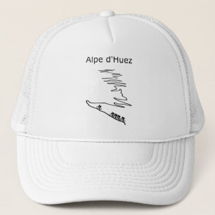 Casquette Alpe d Huez en France à vélo pour hommes et femm