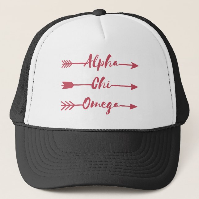 Casquette Alpha flèches d'Omega | de Chi (Devant)