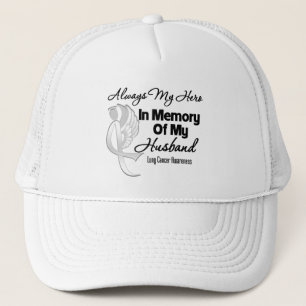 Casquette Always My Hero In Memory Husband - Lung Cancer