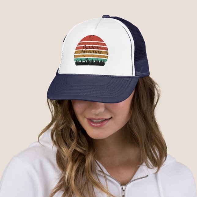 Casquette Amateur de randonnée d'aventure en plein air (En situation)