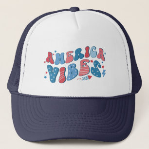 Casquette America Vibes 4 juillet Jour de l'Indépendance