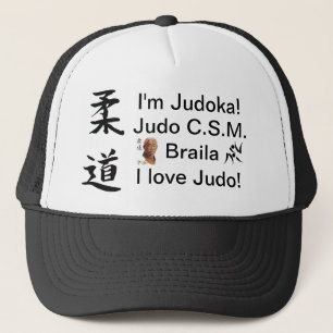 Casquette Américain de stil de Sapca je suis Judoka ! J'aim