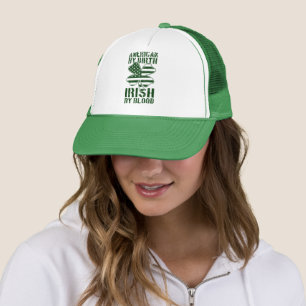Casquette American By Birth Irish By Blood Irish Drapeau am