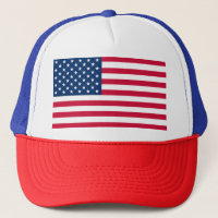 American Flag Trucker Hat United States of America