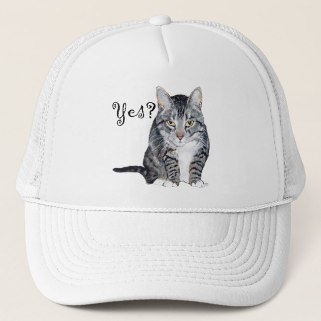 Casquette American Shorthair Cat - Oui ? (Devant)