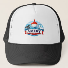 Amery Wisconsin Lake Life Souvenir - Fishing Hat
