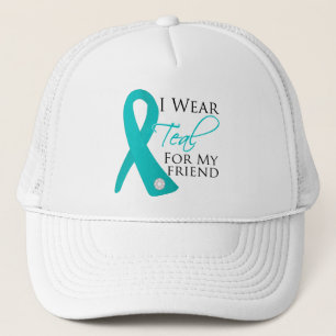 Casquette Ami - Ribbon Turquoise Cancer de l'ovaire