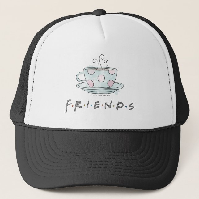 Casquette AMIS™| Aquarelle de la bouillie de café (Devant)