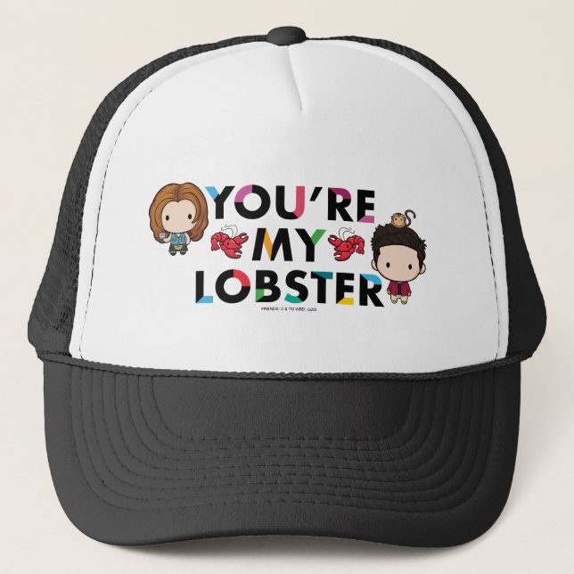 Casquette AMIS™ | Ross & Rachel Lobster Chibi (Devant)