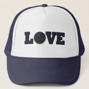 Casquette amour basket-ball avec balle bleue
