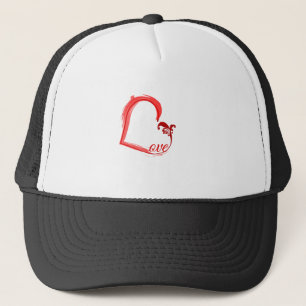 Casquette Amour dans votre chapeau de camionneur de coeur