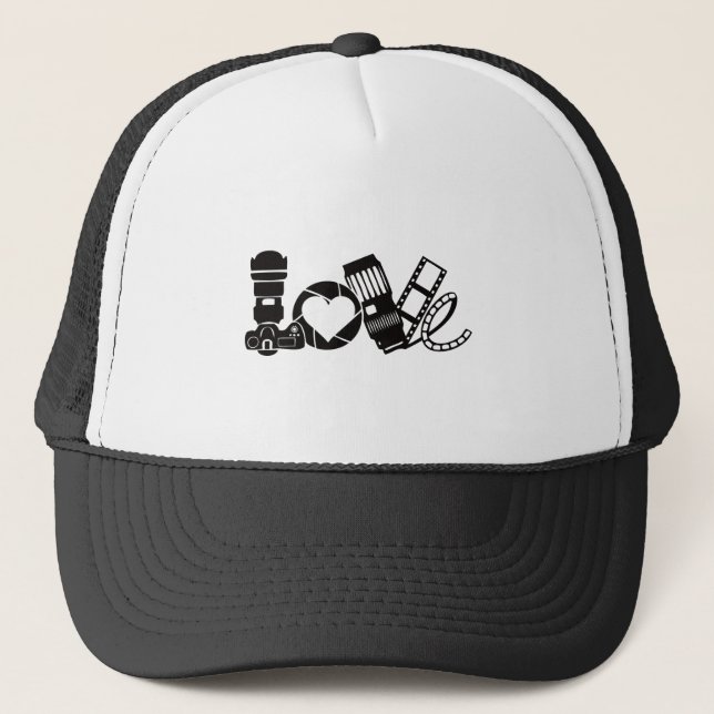 Casquette Amour de la caméra (Devant)