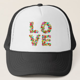 Casquette amour floral