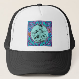 Casquette Amour hippie du regard I mes T-shirts de vélo sur