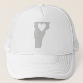 Casquette Amour Vermont en forme de gris avec découpe cardia