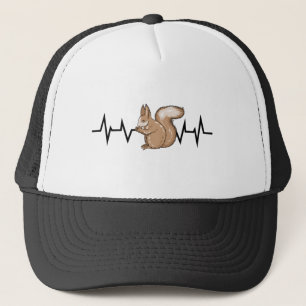 Casquette Amoureux de l'écureuil battement de coeur