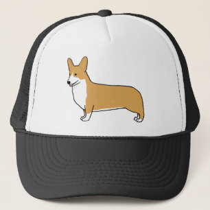 Casquette Amoureux des chiens mignon du corgi de Gallois
