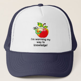 Casquette Amusant jeu de mots pour l'éducation des pommes et