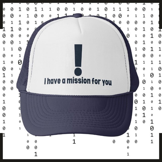 Casquette Amusant joueur casquette, mission point d'exclamat (Créateur téléchargé)