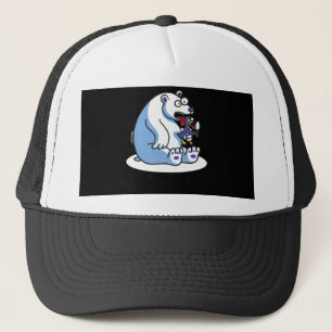 Casquette Amusant Ours Polaire Penguin Amoureux des animaux 