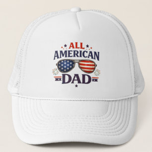 Casquette Amusant tout le père américain juillet quatrième p