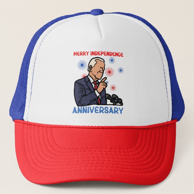 Casquette Amusante indépendance républicaine 4 juillet Biden (Devant)