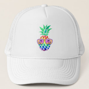 Casquette Ananas arc-en-ciel cool
