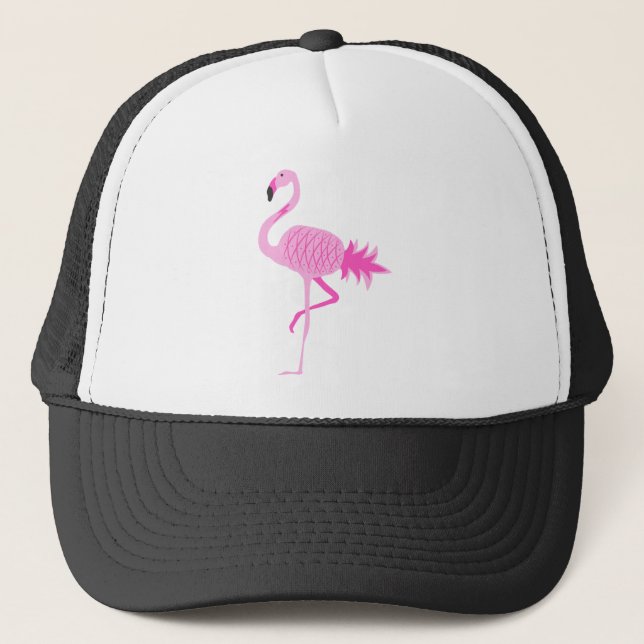 Casquette Ananas Flamant rose (Devant)