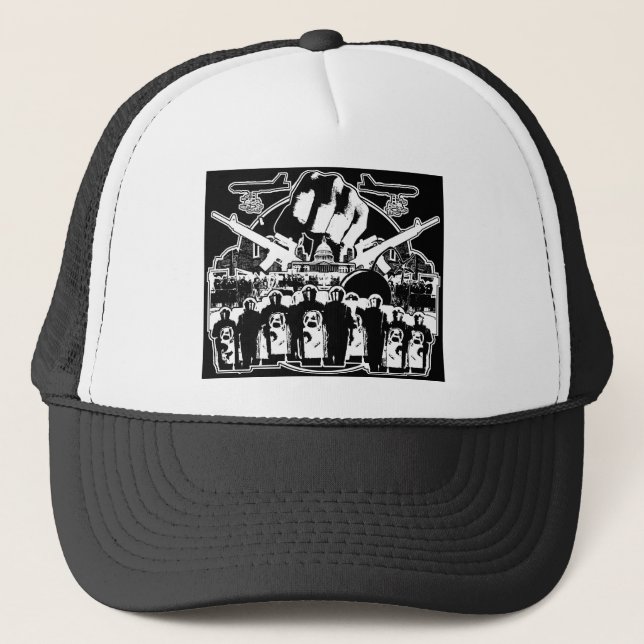 Casquette Anarchie au trente-troisième degré (Devant)