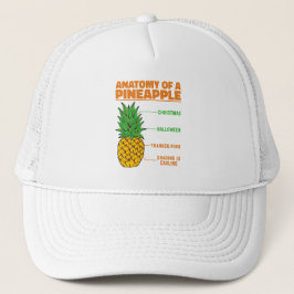 Casquette Anatomie D'Un Ananas Amateurs Vacances Cool De Fam