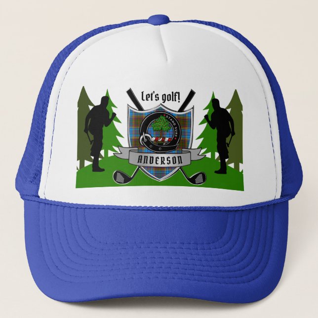 Casquette Anderson Personnalisé Clan Badge Golf (Devant)