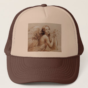 CASQUETTE ANGE JOUER LYRA SUR LES NUAGES