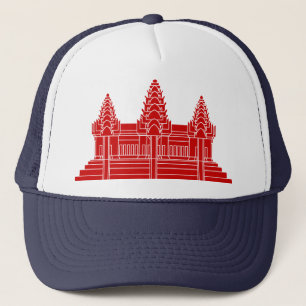 Casquette Angkor Vat Cambodgien / Drapeau Khmer