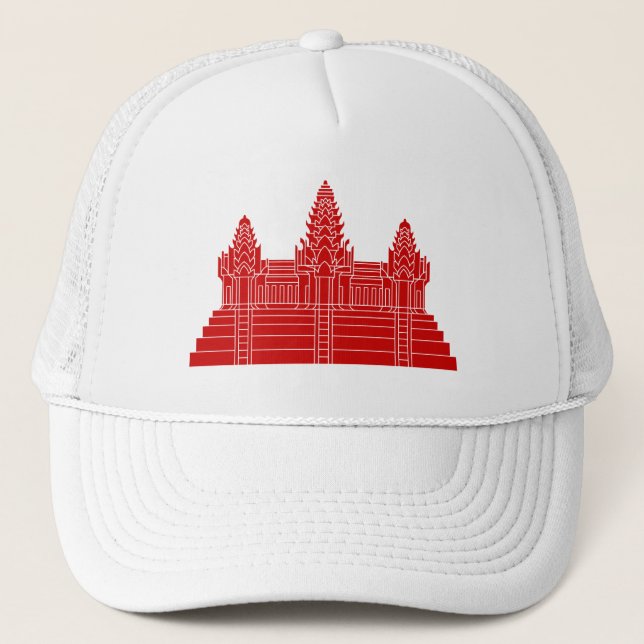 Casquette Angkor Vat Ver.2.0. Temple khmer (Devant)