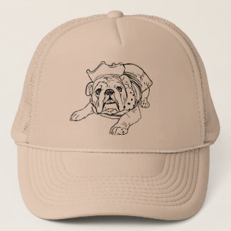 Casquette anglais de bouledogue