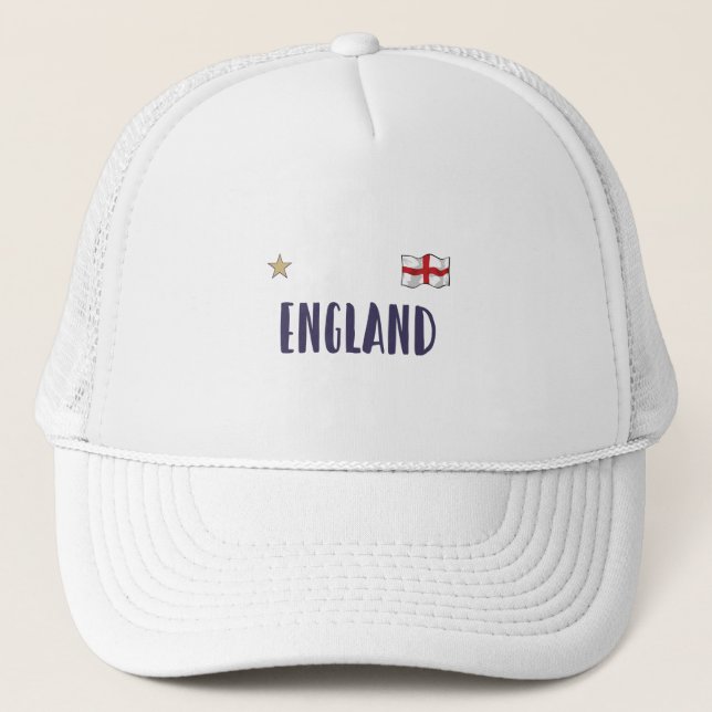 Casquette Angleterre Fan Shirt Anglais Drapeau (Devant)