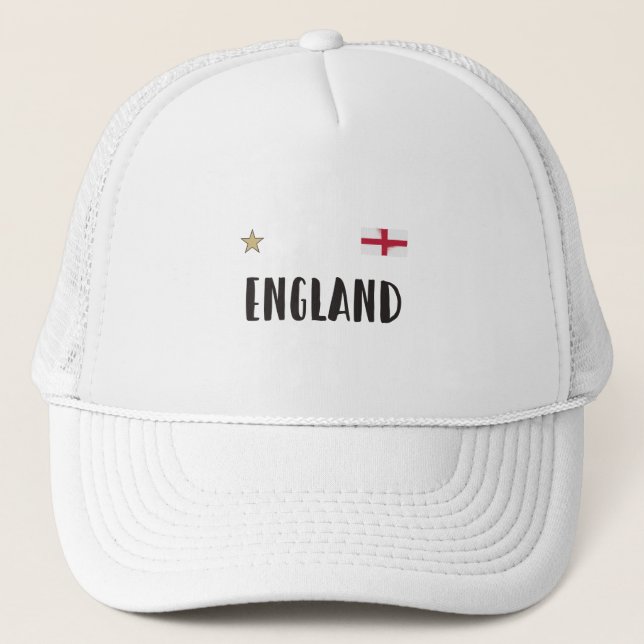 Casquette Angleterre Fan Shirt Anglais Drapeau (Devant)