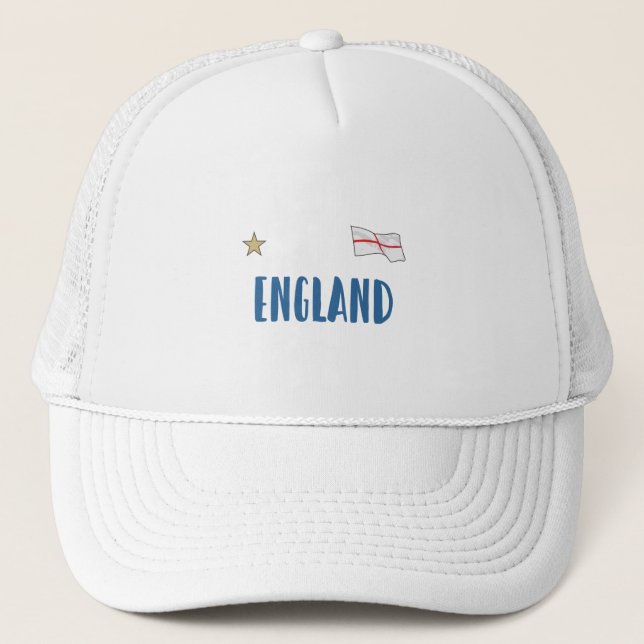 Casquette Angleterre Fan Shirt Anglais Drapeau (Devant)