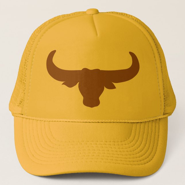 Casquette Animal de Mammalia de klaxons de Taureau de bison (Devant)
